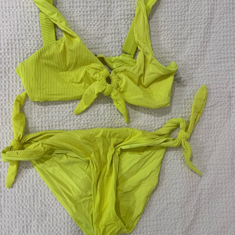 Bright Yellow Bikini Set